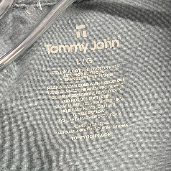 Tommy John Soft Light Blue Polo Shirt - Picture 5 of 5